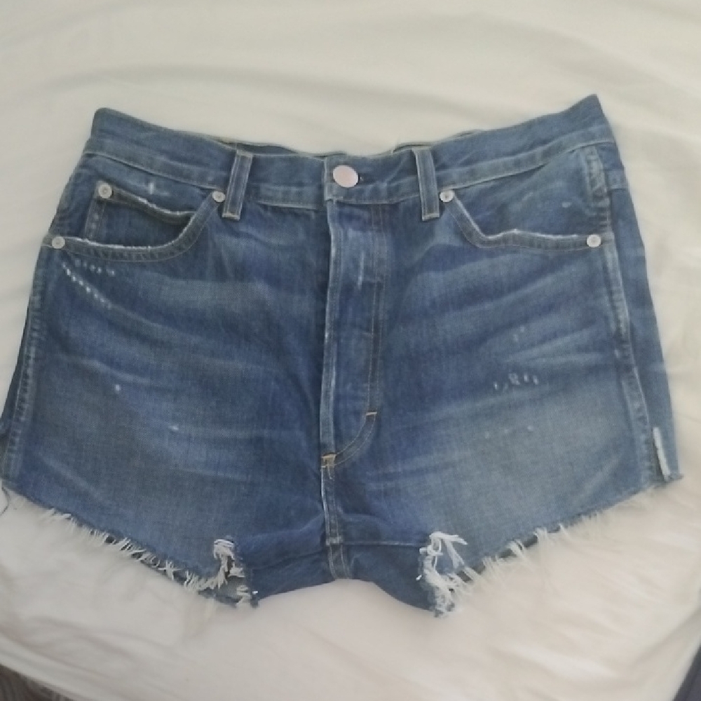 AMO Blue Denim Women Shorts